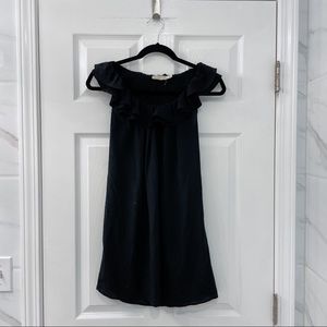 Pins and Needles Black Ruffled Dress